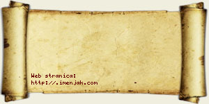 Nadja Stojmenović vizit kartica